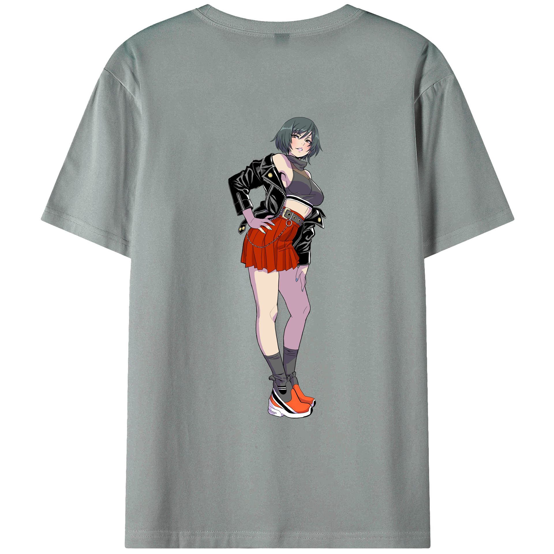 （画像用） 呪術廻戦 Jujutsu Kaisen 綿100％ メンズ半袖Tシャツ（バックプリント） 通気性